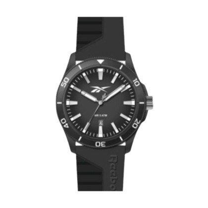 Reebok RV-COT-G3-ABIB-BW Black Silicone Strap Men Watch 